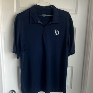 Men's Tampa Bay Rays Navy Blue Polo Shirt